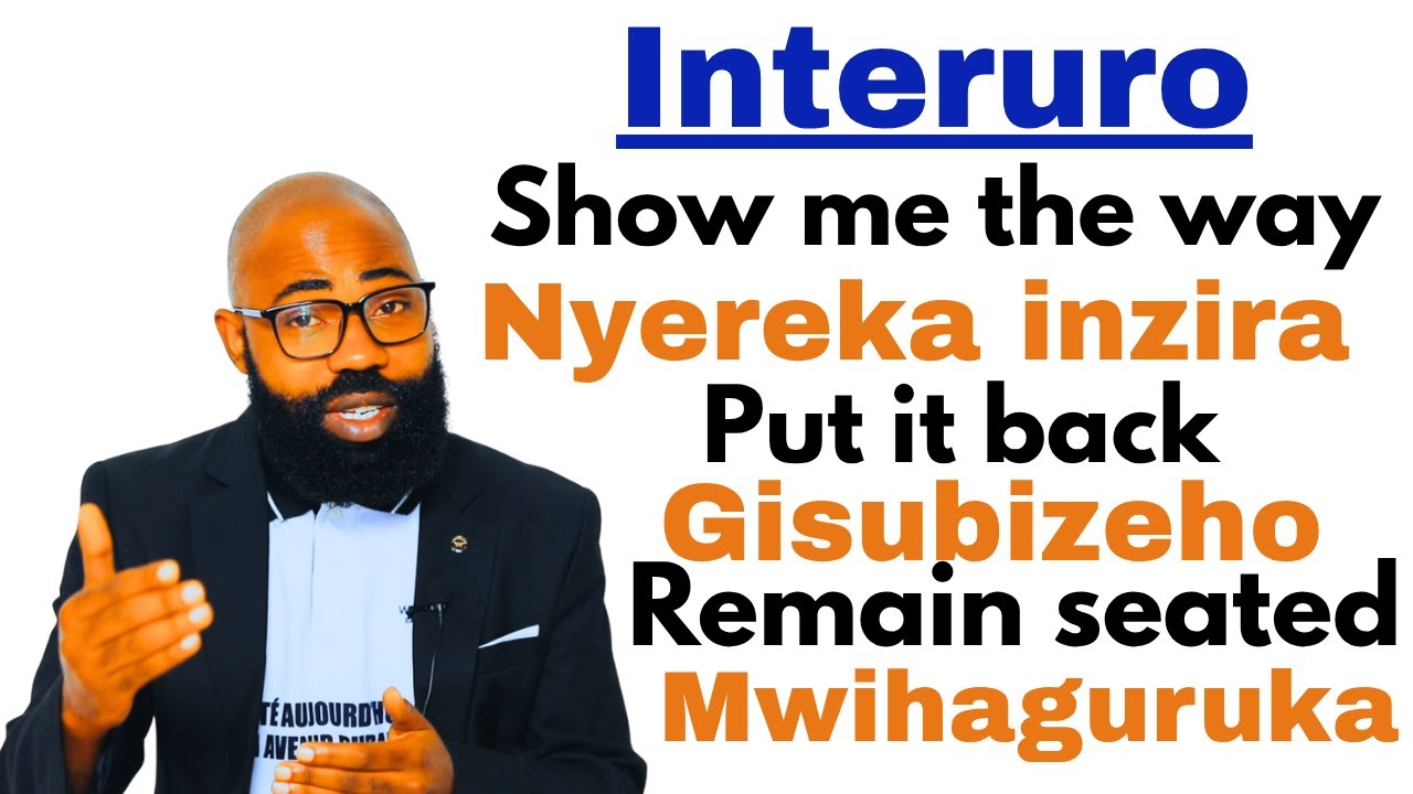 L563: Interuro Zifasha mu KUVUGA Icyongereza, English and Kinyarwanda Frequent Phrases