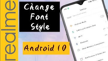 How To Change Font Style in Any Realme device After UI Update