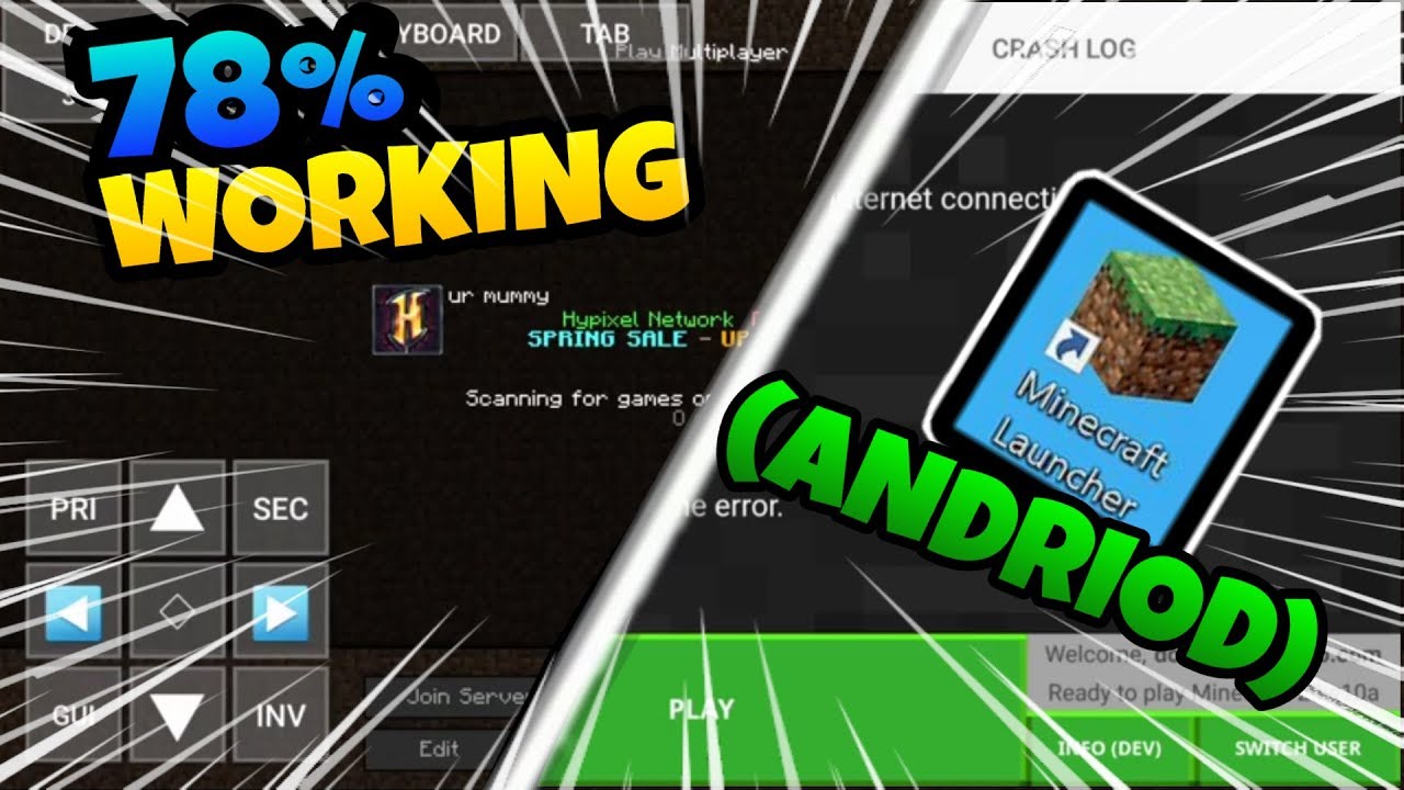 JAVA EDITION For (Android/MCPE) WORKING Launcher! - YouTube
