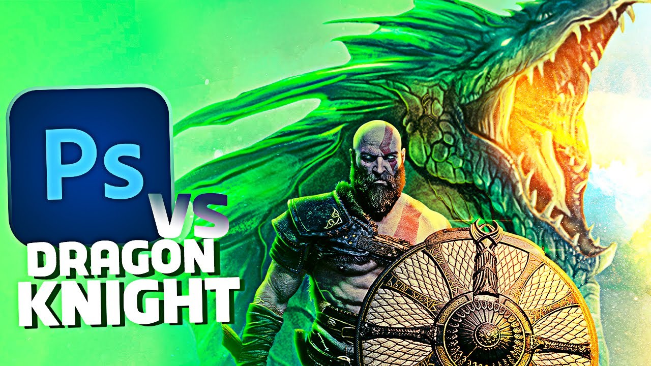 Dragon VS Knight Photoshop Manipulation | Speed Art - YouTube