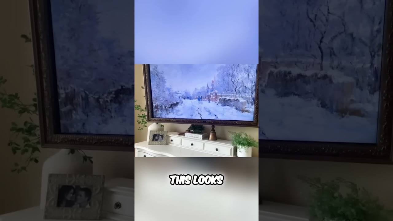 DIY Framed TV  Artful Bedroom Upgrade Without The Price Tag!