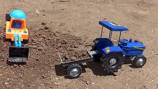 JCB Loading Soil for Kids Tractors | Tiny Toys