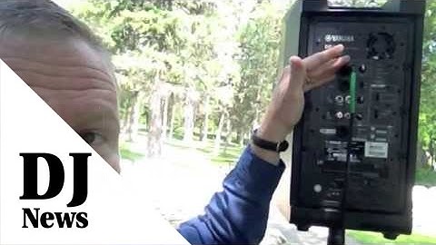 Micro System At Ceremony DXR8: By John Young of the Disc Jockey News #yamahaaudio