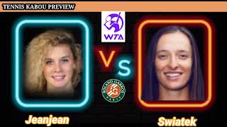 Swiatek vs Jeanjean Live Streaming | Roland Garros 2024 | Leolia Jeanjean vs Iga Swiatek Live