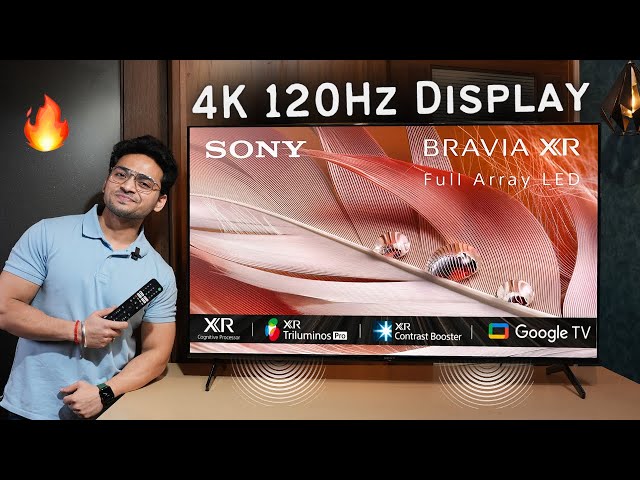 Best 4K 120Hz Gaming TV 🤩, Sony X90J Unboxing & Review 🔥, With Google TV  OS 🚀