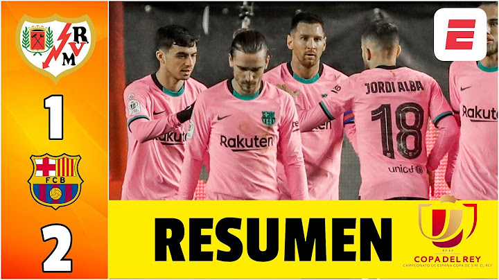 Rayo Vallecano 1-2 Barcelona. GOL de MESSI y RÉCORD del Barça. Ya está en CUARTOS. | Copa del Rey