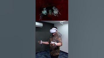 First Time Playing VR Games! #shorts
