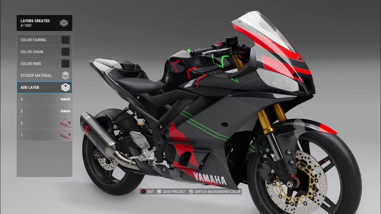 Yamaha YZF R3 2021 ( Custom Paint ) YouTube