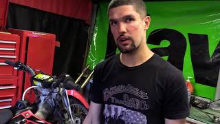 Western Flat Track Presents: Converting a motocross bike to a Flat Track Bike by Brad Baker