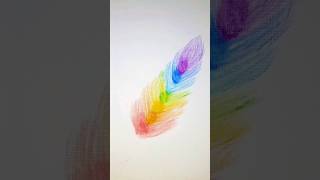 oil pastel drawing technique 🌈 #viral #trending #shorts