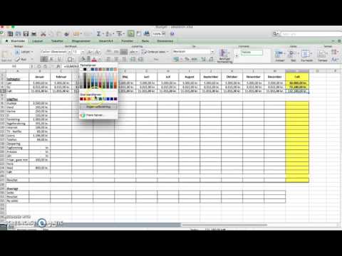 Video: Hvordan laver man en regning på et regneark?
