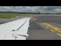 BMI Regional Embraer 145 takeoff from Brussels Airport