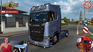 Euro Truck Simulator 2 (1.38 Open Beta) 

Digital Side Mirror & Monitor to the SCANIA 2016 S/R's Next Gen Kiel Germany Motorcycle Traffic Pack by Jazzycat FMOD ON and Open Windows Naturalux Graphics and Weather Test Gameplay ITA Europe Reskin v1.0 by Mirfi + DLC's & Mods

SCS Software News Iberian Peninsula Spain and Portugal Map DLC Planner...2020
https://www.youtube.com/watch?v=NtKeP0c8W5s
Euro Truck Simulator 2 Iveco S-Way 2020
https://www.youtube.com/watch?v=980Xdbz-cms&t=56s

#TruckAtHome #covid19italia
Euro Truck Simulator 2   
Road to the Black Sea (DLC)   
Beyond the Baltic Sea (DLC)  
Vive la France (DLC)   
Scandinavia (DLC)   
Bella Italia (DLC)  
Special Transport (DLC)  
Cargo Bundle (DLC)  
Vive la France (DLC)   
Bella Italia (DLC)   
Baltic Sea (DLC) 

American Truck Simulator
New Mexico (DLC)
Oregon (DLC)
Washington (DLC)
Utah (DLC)
   
I love you my friends
Sexy truck driver test and gameplay ITA

Support me please thanks
Support me economically at the mail
vanelli.isabella@gmail.com

Roadhunter Trailers Heavy Cargo 
http://roadhunter-z3d.de.tl/
SCS Software Merchandise E-Shop
https://eshop.scssoft.com/

Euro Truck Simulator 2
http://store.steampowered.com/app/227...
SCS software blog 
http://blog.scssoft.com/

Specifiche hardware del mio PC:
Intel I5 6600k 3,5ghz
Dissipatore Cooler Master RR-TX3E 
32GB DDR4 Memoria Kingston hyperX Fury
MSI GeForce GTX 1660 ARMOR OC 6GB GDDR5
Asus Maximus VIII Ranger Gaming
Cooler master Gx750
SanDisk SSD PLUS 240GB 
HDD WD Blue 3.5" 64mb SATA III 1TB
Corsair Mid Tower Atx Carbide Spec-03
Xbox 360 Controller
Windows 10 pro 64bit