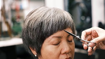 Hướng dẫn cắt tóc short bob theo chuẩn Vidal Sassoon.