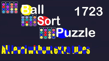 Ball Sort Puzzle Level 1723 🎯 All level without extra tube 😂 Game Walkthrough 😘