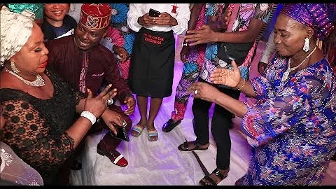 See Madam Saje And Kunle Afod's Mum Dancing Gbe Body e That Got People Scream At Her Birthday