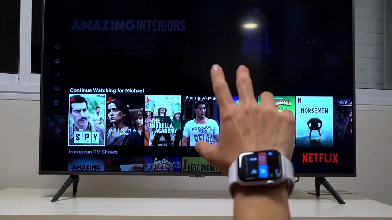 Magico - Control your TV with hand gestures from your Apple Watch (Short Demo)