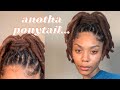 HIGH LOC PONYTAIL WITH A SEMI-RETWIST FOR THE LAZY DAYS| thequalityname