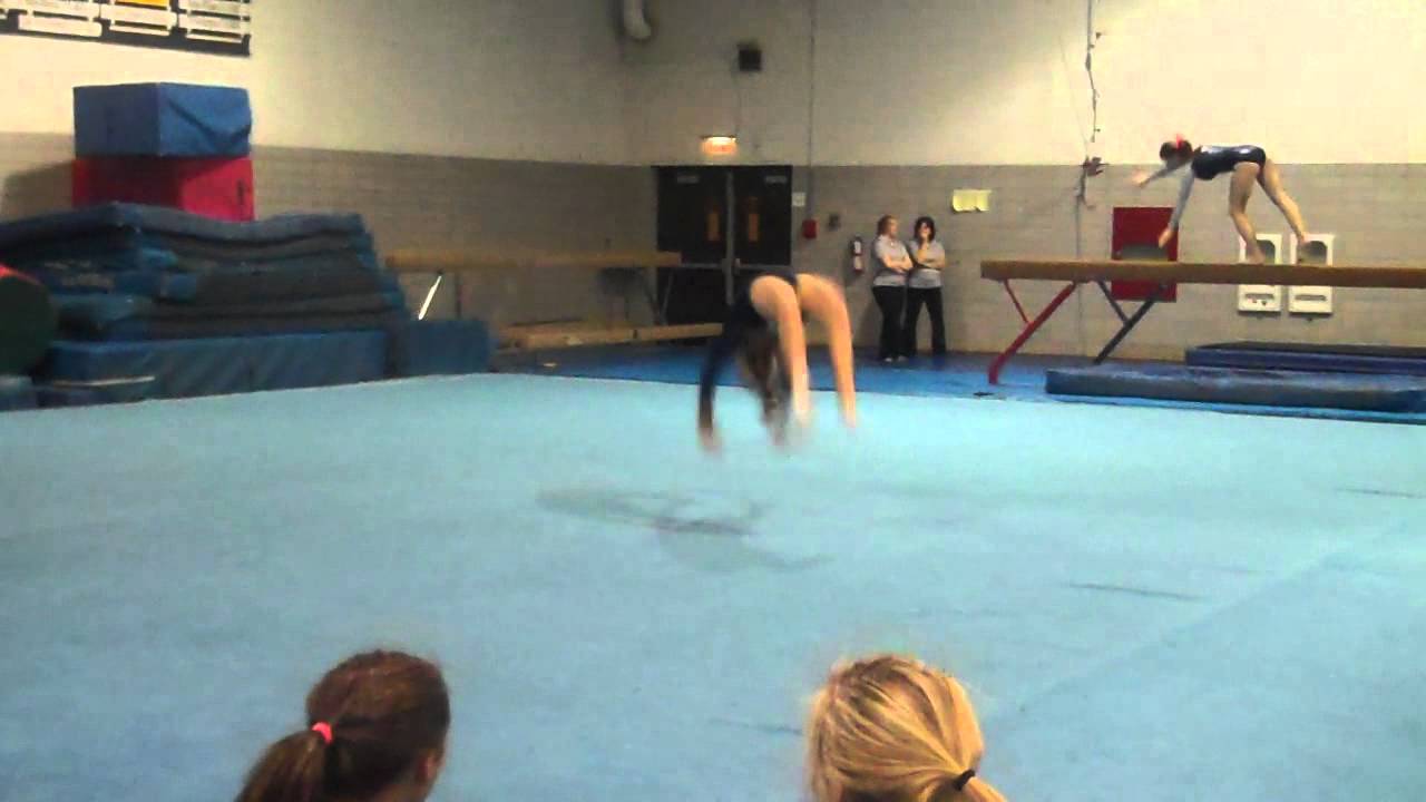 Gymnastics Floor Routine Gone Wrong YouTube