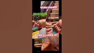 Awesome string tying tip, it will help greatly! #trending #new #howto #youtubeshorts #builds