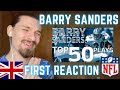 FIRST TIME REACTING to BARRY SANDERS NFL Highlights