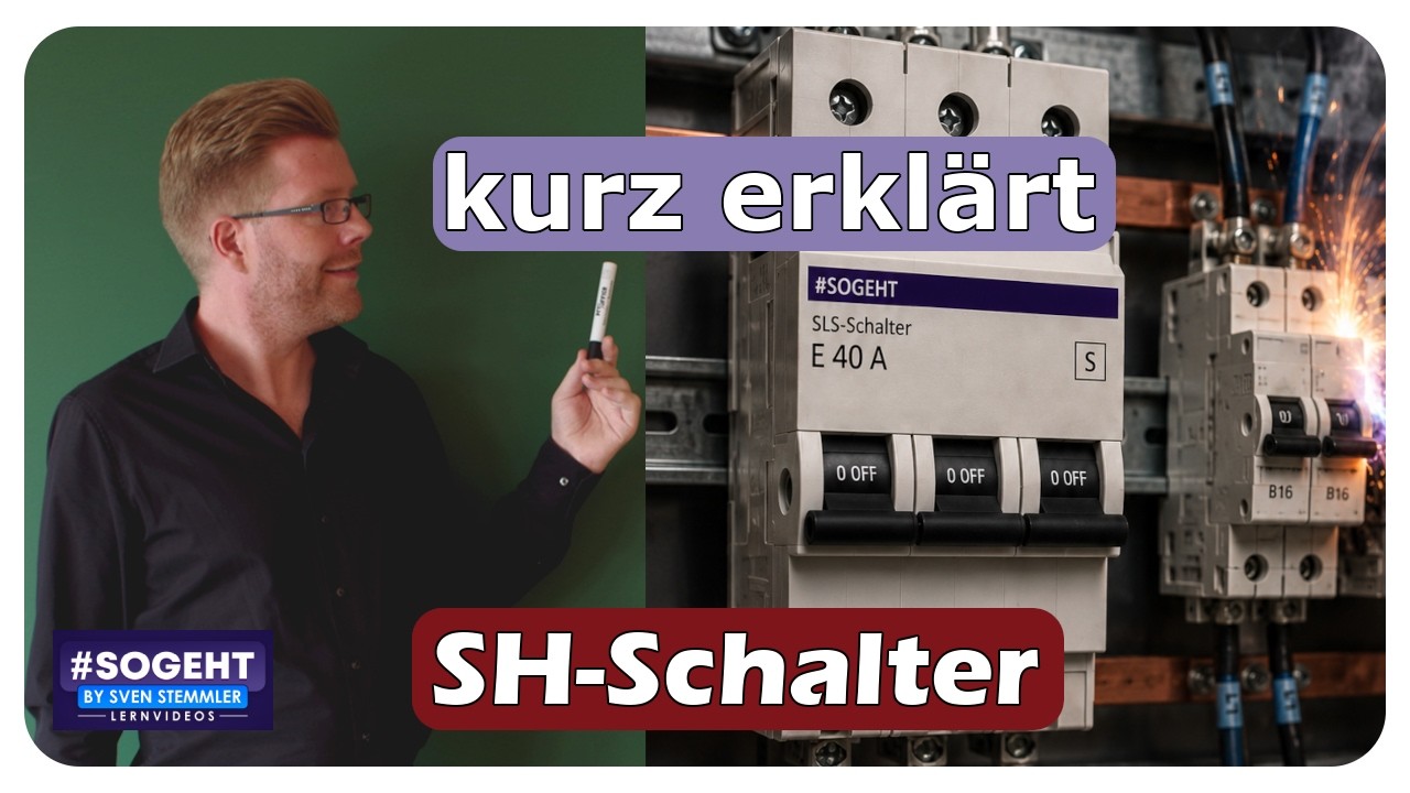 Vorschaubild zum Lernvideo "SH-Schalter vs. LS-Schalter | Der entscheidende Unterschied"