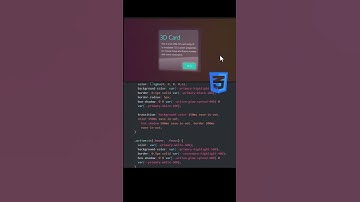 Tarjeta animada en 3D con HTML, CSS y JS 🔥🔥 #shorts