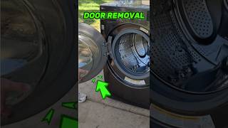 LG ThinQ Washer Door Removal  #diy #appliancerepair #fyp #lg #washingmachine