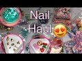 Etsy naiL haul | huge nail haul 2021| nail art haul | nail art charms| nail art supplies nail Haul