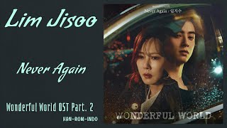 Lim Jisoo (임지수) – Never Again | Wonderful World 원더풀 월드 OST Part. 2 Lyrics Indo