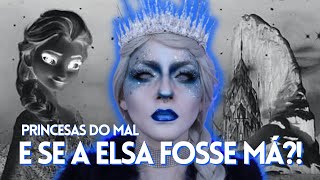 MAQUIAGEM ELSA- A BRUXA DO GELO ❄️❄️ | PRINCESAS DO MAL | ESPECIAL HALLOWEEN | NAY FIRENS screenshot 1