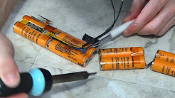 Rebuild a laptop battery pack