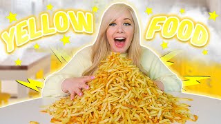 I ONLY ate YELLOW food for 24 HOURS