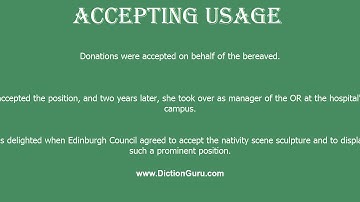 accepting: How to pronounce accepting with Phonetic and Examples