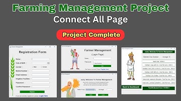 Farming Management System Project - Connect All Pages @javaunlocked