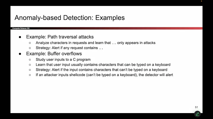 [Networking8, Video 14] Anomaly-Based Detection