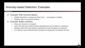 [Networking8, Video 14] Anomaly-Based Detection