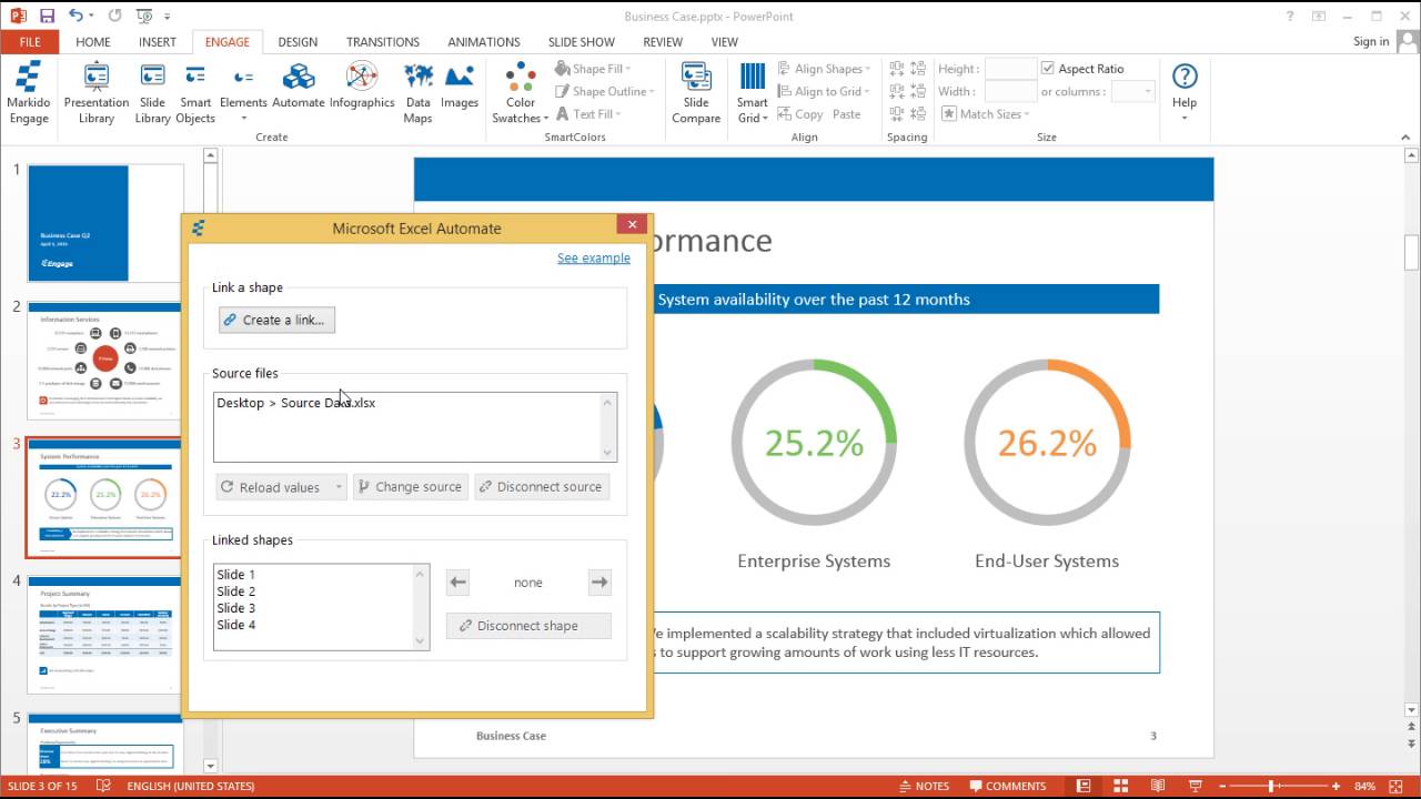 Create Powerpoint Chart From Excel Data