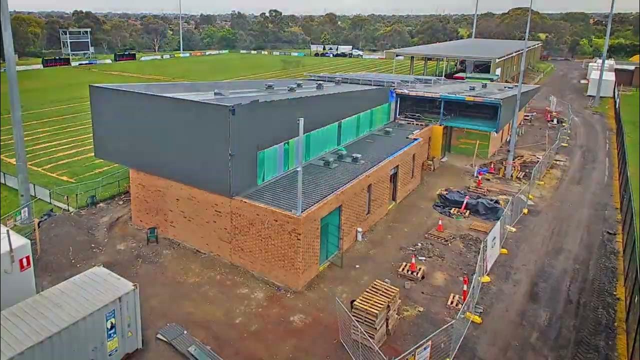 B.T. Connor Reserve pavilion construction YouTube