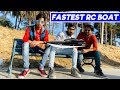 Driving the India’s fastest RC boat Gone Wrong *CRASH*