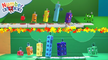 Go Go Domino with REAL Dominoes! | Learn to Count | Numberblocks