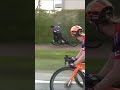 Ouch moment spectator crashes on live tv funny cycling funnyshorts