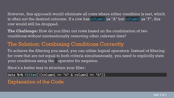 Mastering RStudio: How to Filter Data with Multiple 