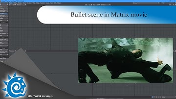 Lightwave 3D - Bullet scene in Matrix movie #StayHome #Lightwave3D