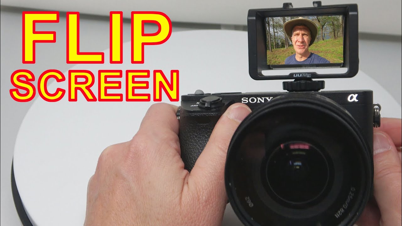 Genius UURig VLOG SELFIE FLIP SCREEN -- Works with Many Cameras (Sony  Canon Panasonic Nikon etc) 
