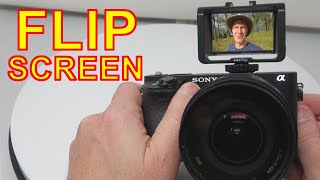 Genius &quot;UURig&quot; VLOG SELFIE FLIP SCREEN -- Works with Many Cameras (Sony Canon Panasonic Nikon etc)