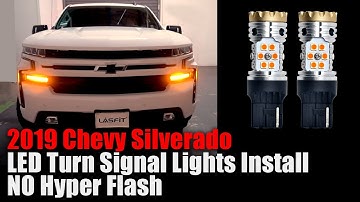 2019 Chevrolet Silverado Z71 LED Turn Signal Light bulbs - How to Install?