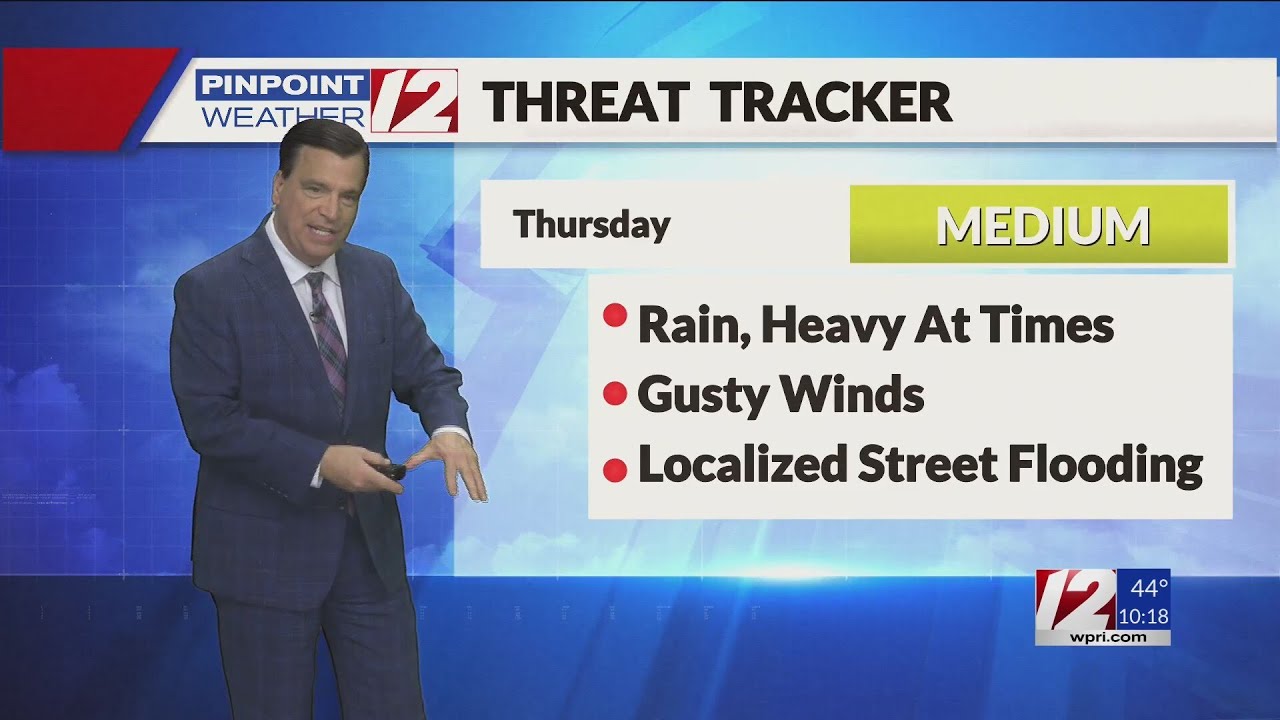 WPRI 12 Weather Now 11/20/24 Increasing Rain And Wind Thursday - YouTube