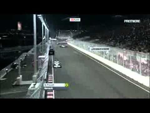 Singapore 2008 Piquet crash