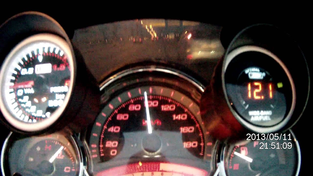 Yamaha T-Max 500 Turbo 0-160 and nearly top speed. 